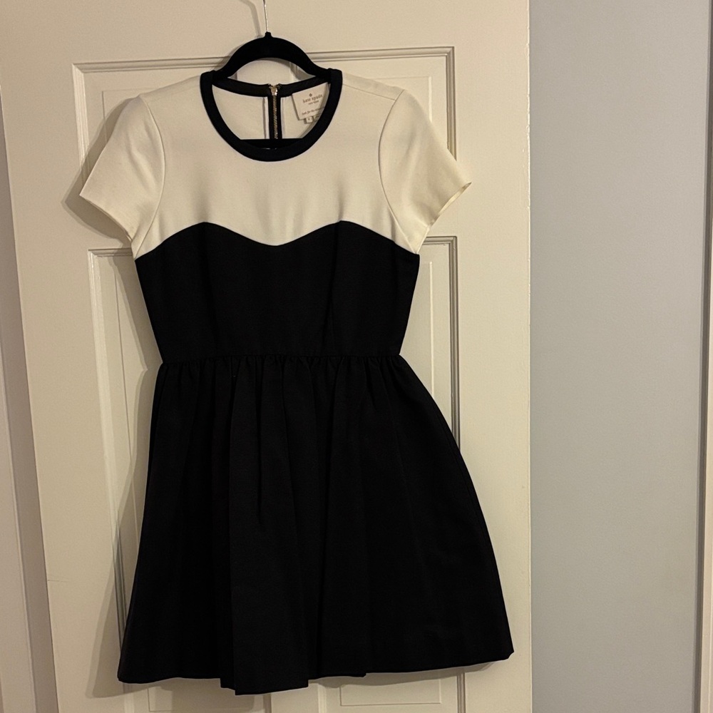 Kate Spade Black and White Mini Dress